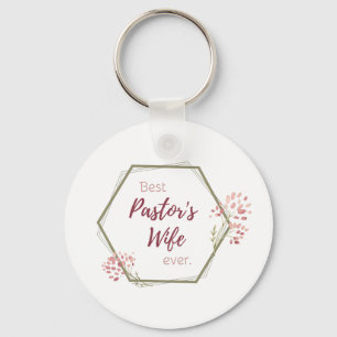Beste pastoor vrouw ooit Inspirerend cadeau Sleutelhanger