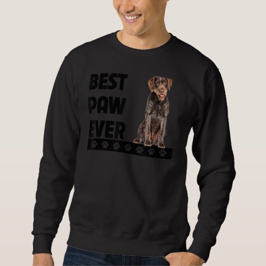 Beste paw ooit Duitse wirehaire pointer vader vade Trui (Voorkant)