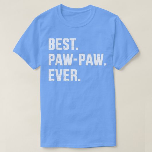 Beste paw ooit voor opa- of vaders dag t-shirt (Design voorkant)