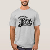 Beste Paw van de wereld T-shirt (Voorkant)