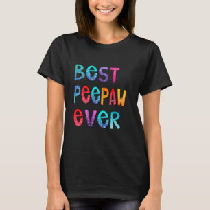 Beste Peepaw Ooit Kleurrijk, Papa Shirt, Papa Gift T-shirt