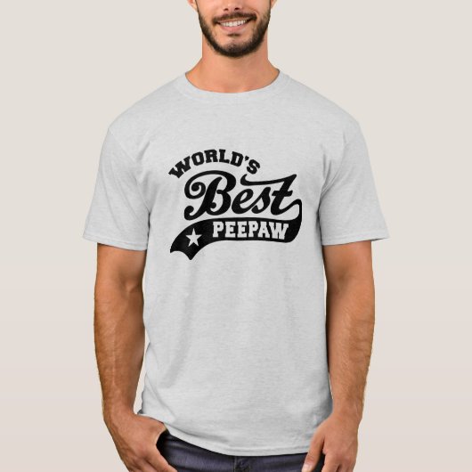 Beste PeePaw ter wereld T-shirt (Voorkant)
