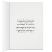 Beste peetmoeder ter wereld verjaardag (Binnen (Rechts))