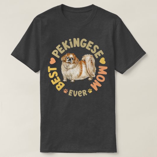 Beste pekingese mam ooit t-shirt (Design voorkant)