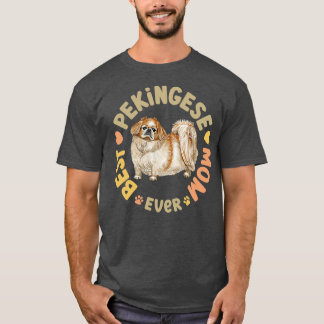 Beste pekingese mam ooit t-shirt