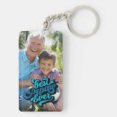 Beste Pepaw ooit | Foto opa Sleutelhanger (achterkant)