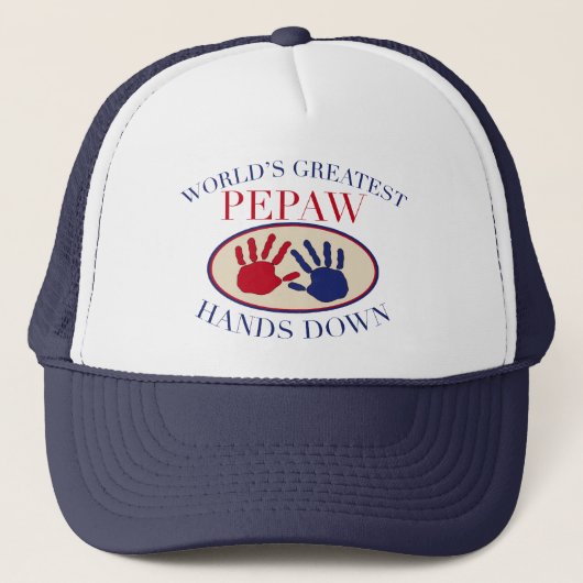 Beste Pepaw Ooit Trucker Pet (Voorkant)