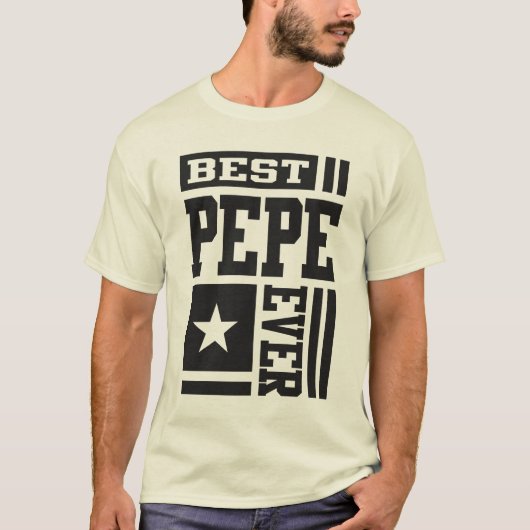 Beste Pepe ooit T-shirt (Voorkant)