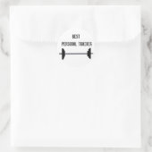 Beste Personal Trainer Ronde Sticker (Tas)