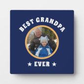 Beste personaliseerde opa ooit Aangepaste familief Fotoplaat (Voorkant)
