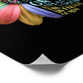 Beste persoon achter me die blij er goed uitziet poster (Hoek)