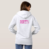 beste persoon achter me , hoodie (Achterkant volledig)