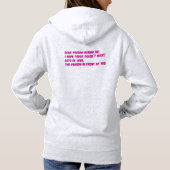 beste persoon achter me , hoodie (Achterkant)