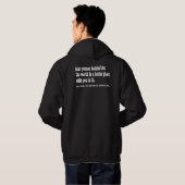 Beste Persoon Achter Me Hoodie (Achterkant volledig)