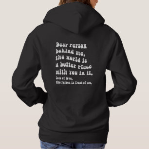 Beste Persoon Achter Me Hoodie