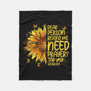 Beste Persoon Achter Me Ik Heb Gebed Nodig Tik Op  Fleece Deken