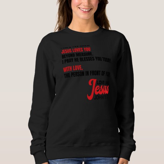 Beste persoon achter me, ik hoop dat je weet dat J Trui (Voorkant)