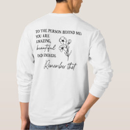 Beste Persoon Achter Me, Je Bent Belangrijk, Menta T-shirt