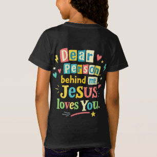 Beste persoon achter me Jezus houdt van je T-shirt