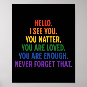 Beste Persoon Achter Me Jouw Positieve Citaat Wees Poster