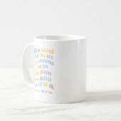 Beste Persoon Achter Me Koffiemok (Voorkant links)