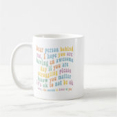 Beste Persoon Achter Me Koffiemok (Links)