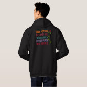 Beste persoon achter mij, de wereld is een betere hoodie (Achterkant volledig)
