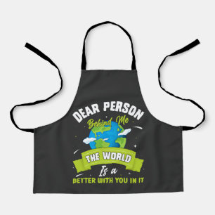 Beste persoon achter mij de wereld is een betere p schort