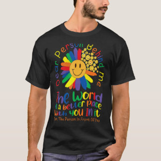 Beste persoon achter mij de wereld is een betere p t-shirt