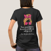Beste persoon achter mij de wereld is een betere p t-shirt (Achterkant)