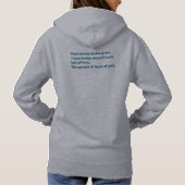Beste persoon achter mij hoodie (Achterkant)