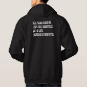 beste persoon achter mij hoodie (Achterkant)
