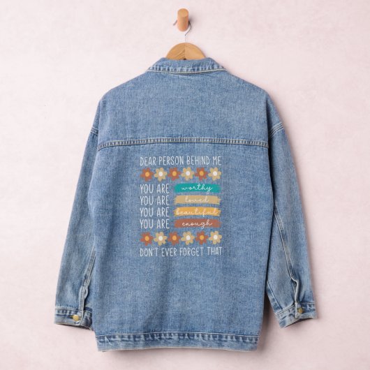 Beste persoon achter mij Inspirerend prijsopgave Denim Jacket (Hangar)