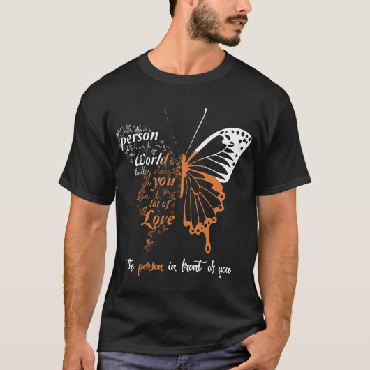Beste persoon achter mij t-shirt (Voorkant)