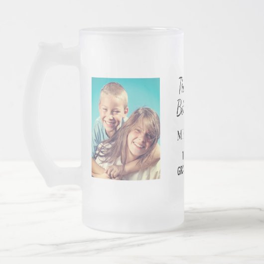 Beste persoonlijke foto opa ooit matglas bierpul (Links)