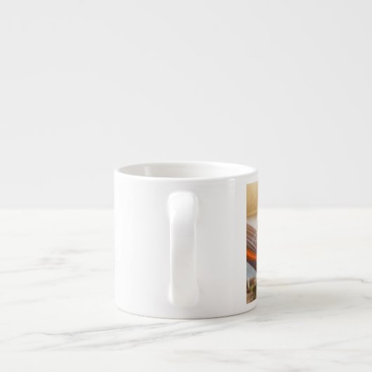 Beste persoonlijke foto van mam Ever Modern script Espresso Kop (Achterkant)