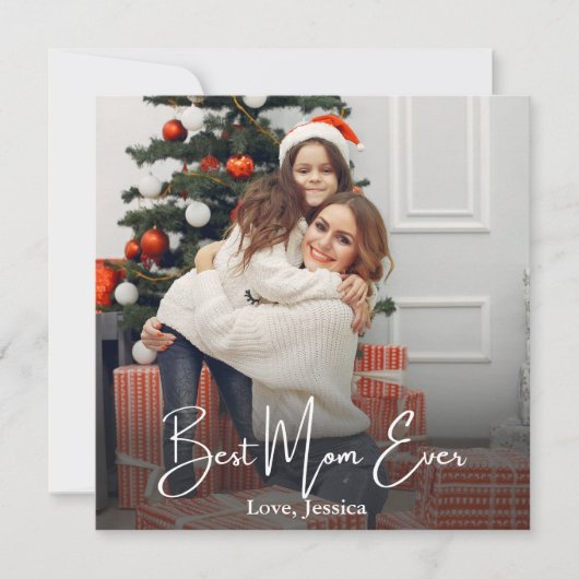Beste persoonlijke foto van mama kaart (Voorkant)