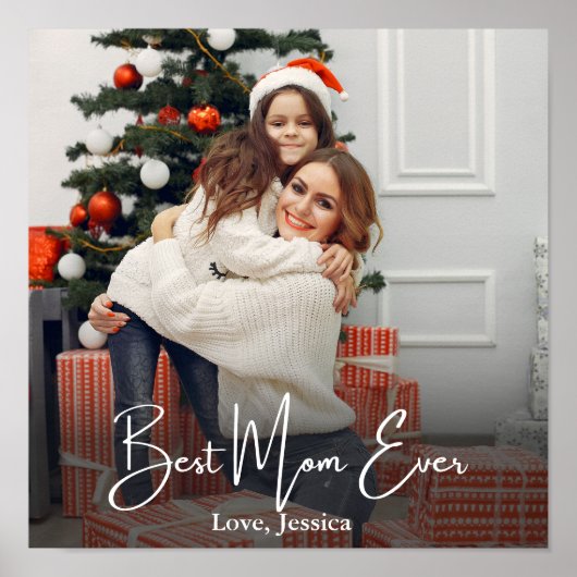 Beste persoonlijke foto van mama poster (Voorkant)
