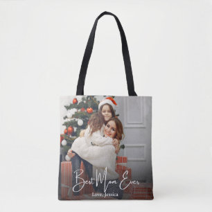 Beste persoonlijke foto van mama tote bag