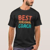 Beste persoonlijke trainer Mentor Mindset-inhoud T-shirt (Voorkant)