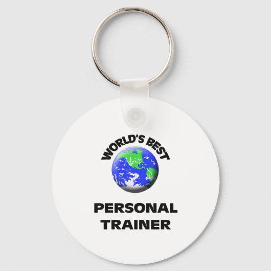 Beste persoonlijke trainer ter wereld sleutelhanger (Voorkant)