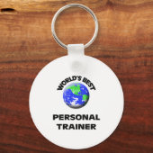 Beste persoonlijke trainer ter wereld sleutelhanger (Voorkant)