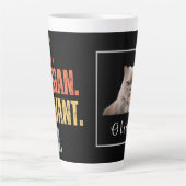 BESTE PERZISCHE KNECHT OOIT Custom Perzisch Kat Fo Latte Mok (Voorkant)