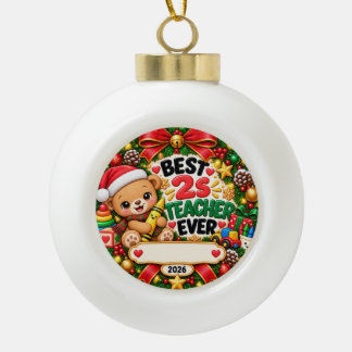 Beste Peuterleerkracht Ooit Kerst Ornament 2026
