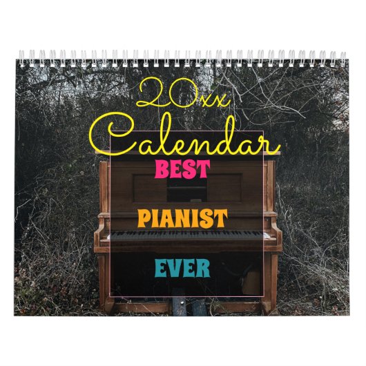 Beste pianist ooit 2023-kalender kalender (Hoes)