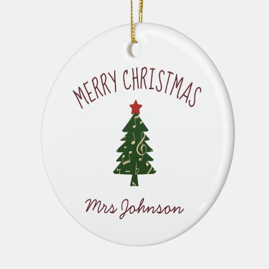 Beste Pianoleraar  cadeau Ornament (Links)