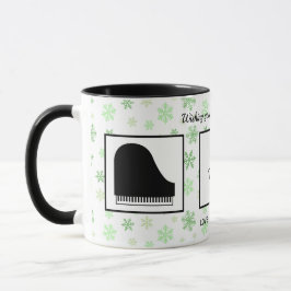 Beste Pianoleraar ooit Foto Kerstmis Feestdagen Mok