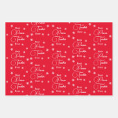 Beste pianoleraar ooit Piano Key Sneeuwvlokken Inpakpapier Vel (Voorkant 2)