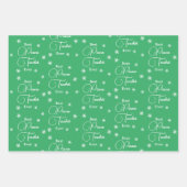 Beste pianoleraar ooit Piano Key Sneeuwvlokken Inpakpapier Vel (Voorkant)