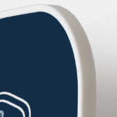 Beste Pickleball Papa Ooit 2 Foto Grid Afbeelding Paddle (Links Detail)